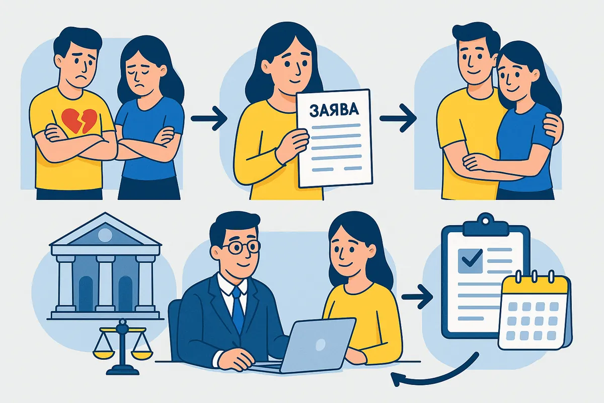 розлучення без дітей в Україні