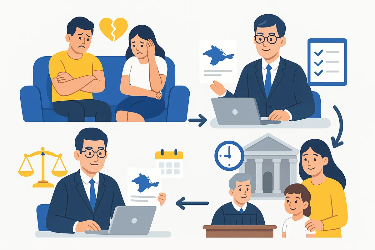 розлучення з кримською пропискою в Україні