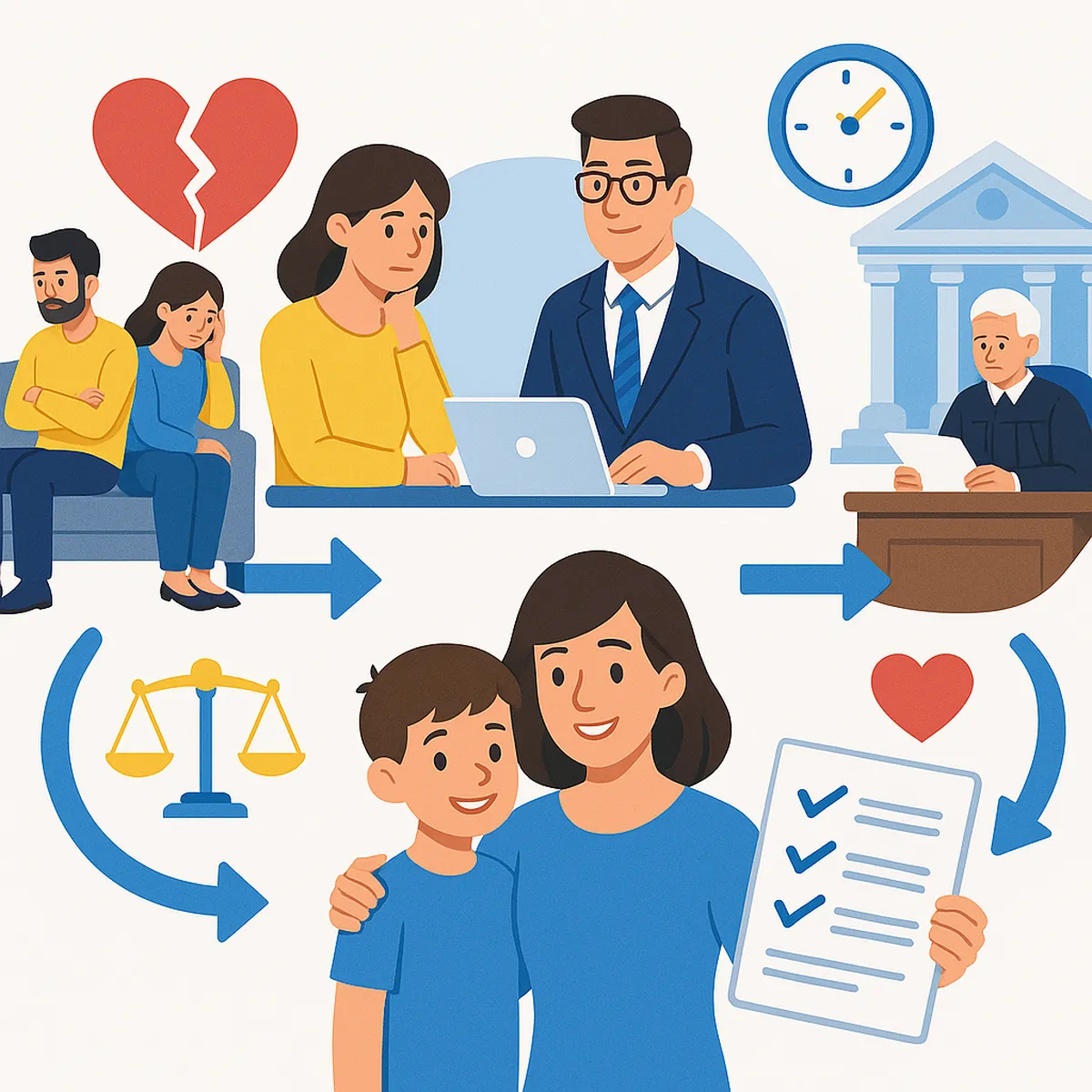 розлучення без присутності одного з подружжя