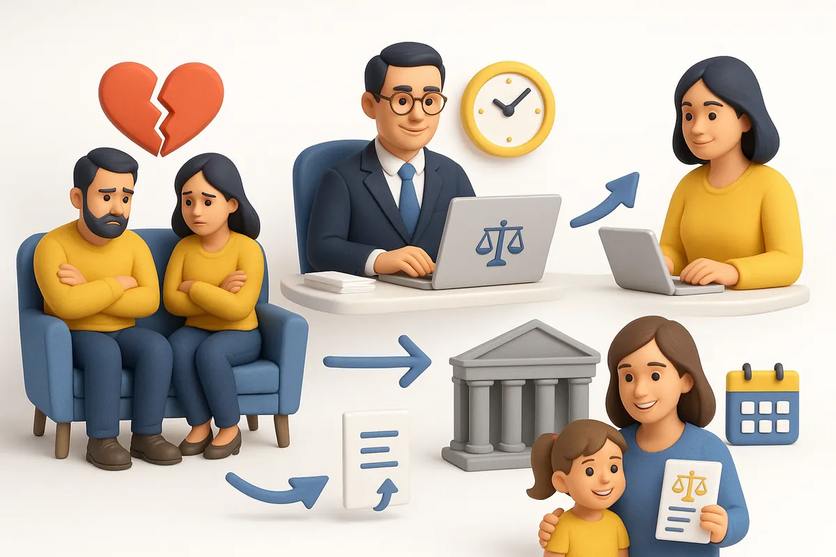 Судовий збір під час розлучення