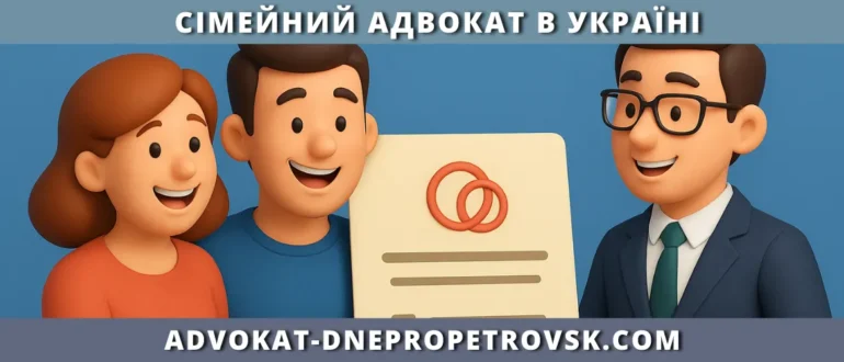 сімейний адвокат консультує подружню пару щодо отримання довідки про сімейний стан